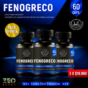 Fenogreco Oferta 3x60c. Aumenta Busto Y Glúteos